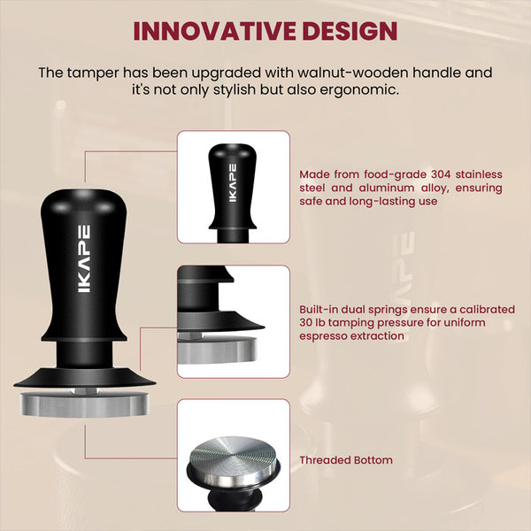 IKAPE Espresso V3 Calibrated Coffee Tamper