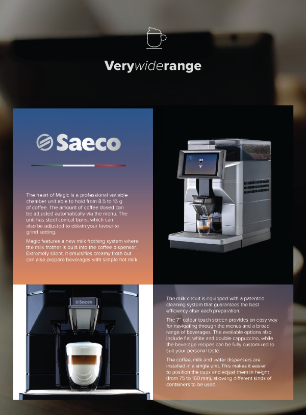 Saeco Magic M2 Commercial Coffee Machine