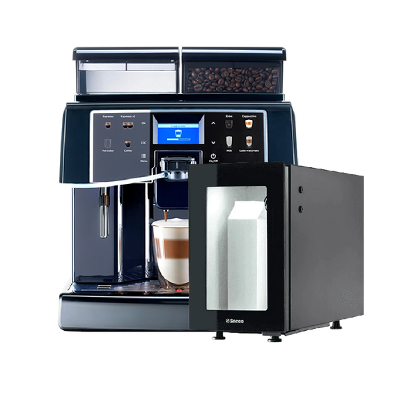 Saeco Aulika Evo Focus Commercial Coffee Machine with Fridge