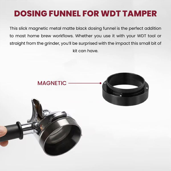 Dose WDT Level Tamper + BONUS Dosing Funnel - averagejoescoffee.com.au