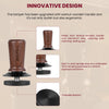 IKAPE V3 Calibrated Coffee Tamper - Wooden Handle, Black Base - averagejoescoffee.com.au