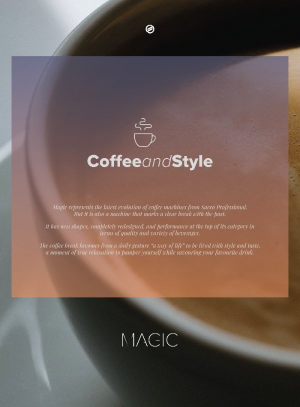 Saeco Magic M2 Commercial Coffee Machine with Fridge - averagejoescoffee.com.au